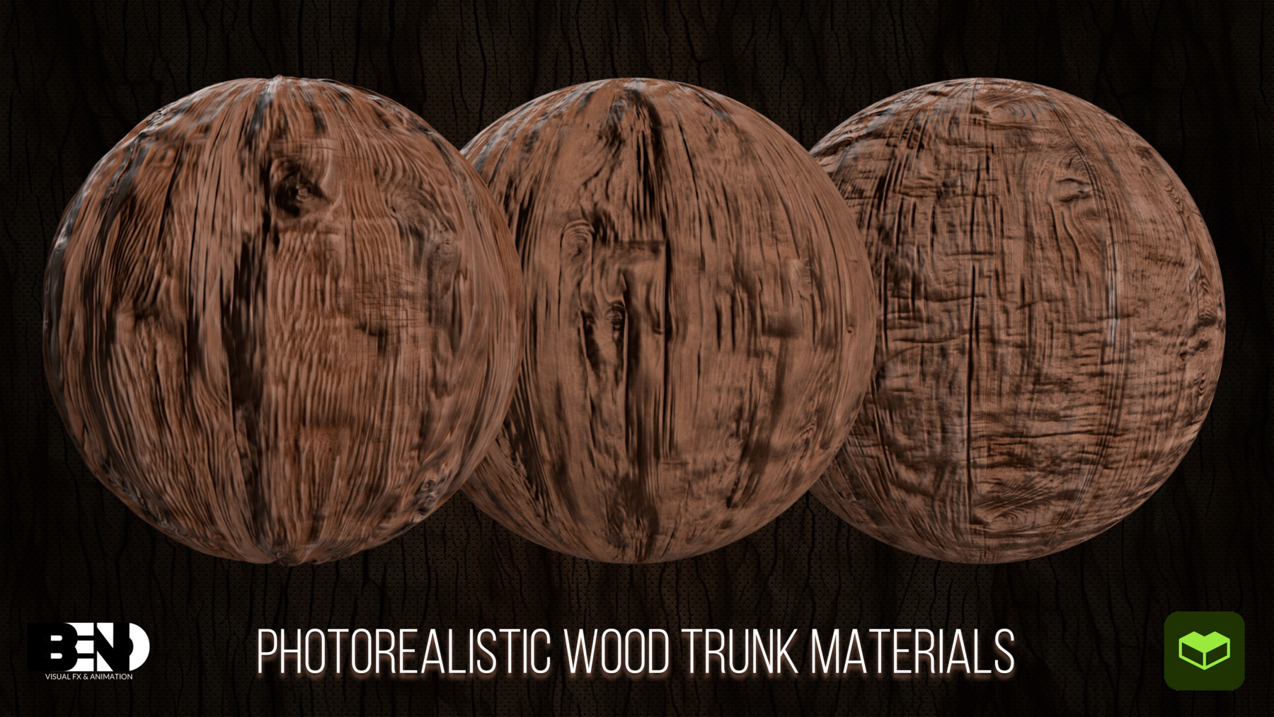 ArtStation - Rough Wood & Tree Trunk PBR Materials + SBSAR Files ...