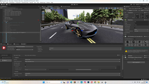 Aston Martin DBS Zagato Unity 3D Car Realistic Game Ready