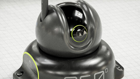 Sci-fi 360 Camera PBR