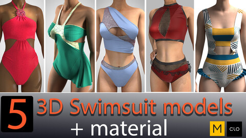 swimsuit 3D model