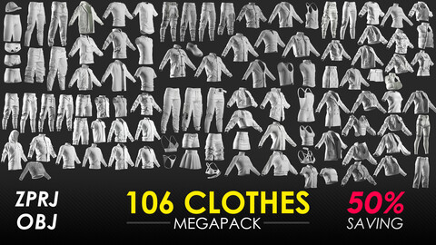 106 Clothes - 50% Discount - Marvelous / CLO Project file