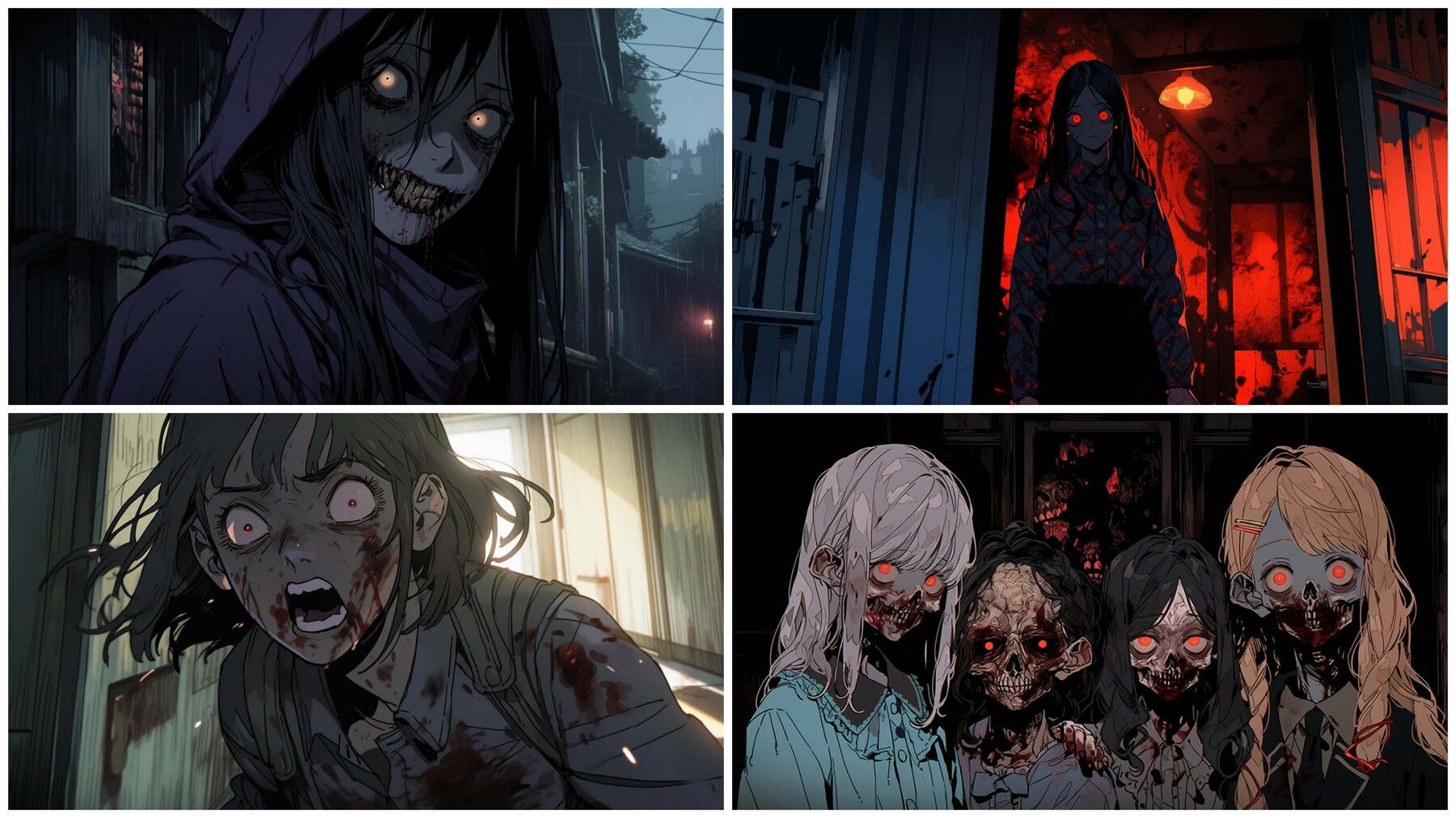 220 Anime Horror Comic Art (4k) Vol_01 | Anime Horror Wallpaper 4k |  efarmers.ng