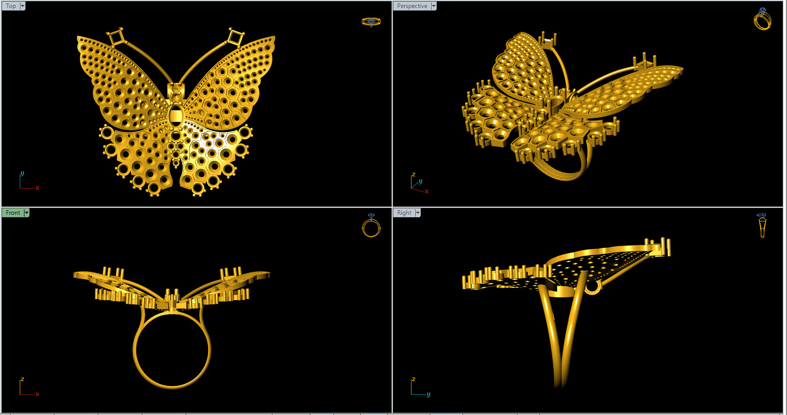 Ring Clip by Frankinator, Download free STL model