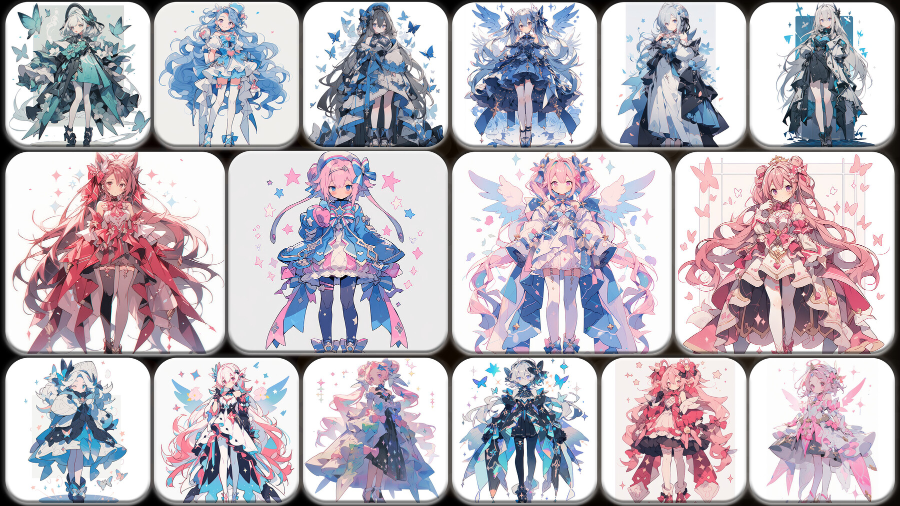 ArtStation - 200 Magical Girl Anime (Full Body) Reference Pack | 4K | v ...