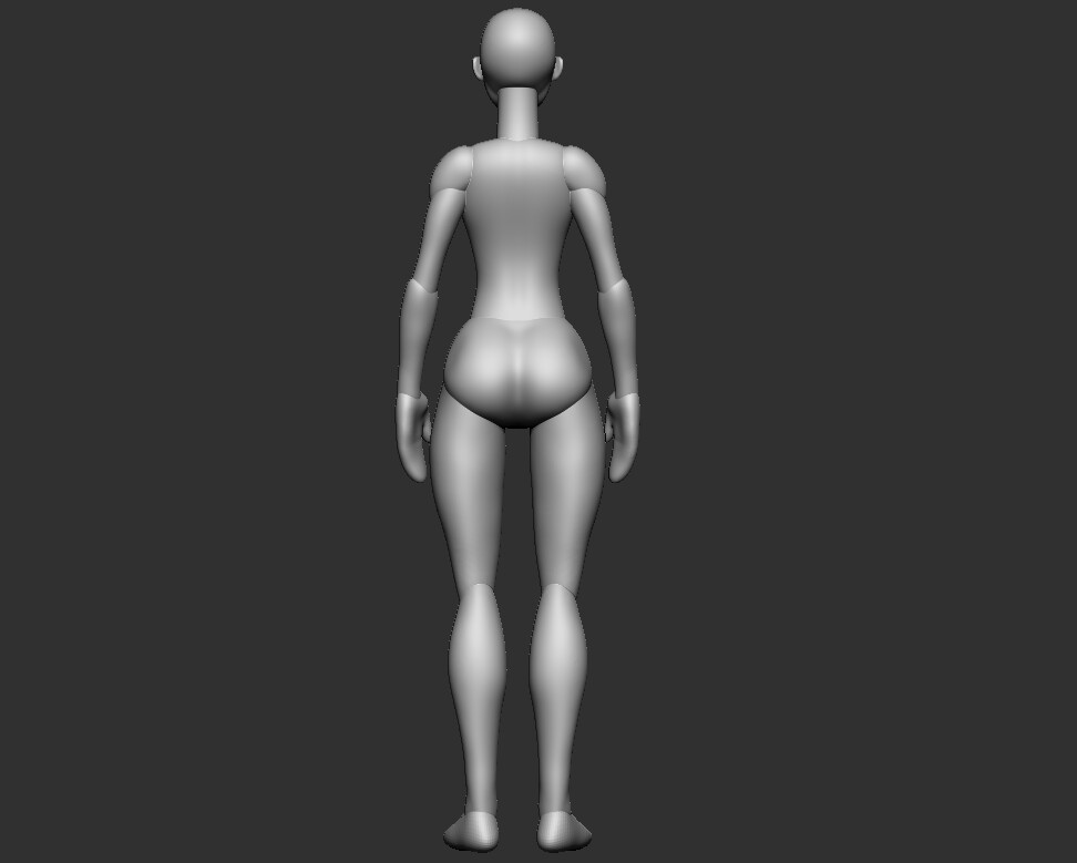 ArtStation - Female Body 3D Sculpt