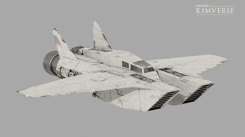LRRS-3 Jiff Starfighter - Star Wars Kimverse