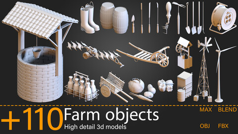 +110 - Farm objects - Kitbash-vol.02