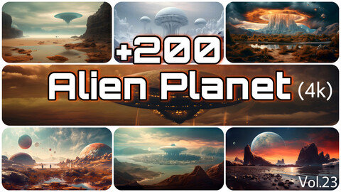 +200 Alien Planet Environment Concept(4k)