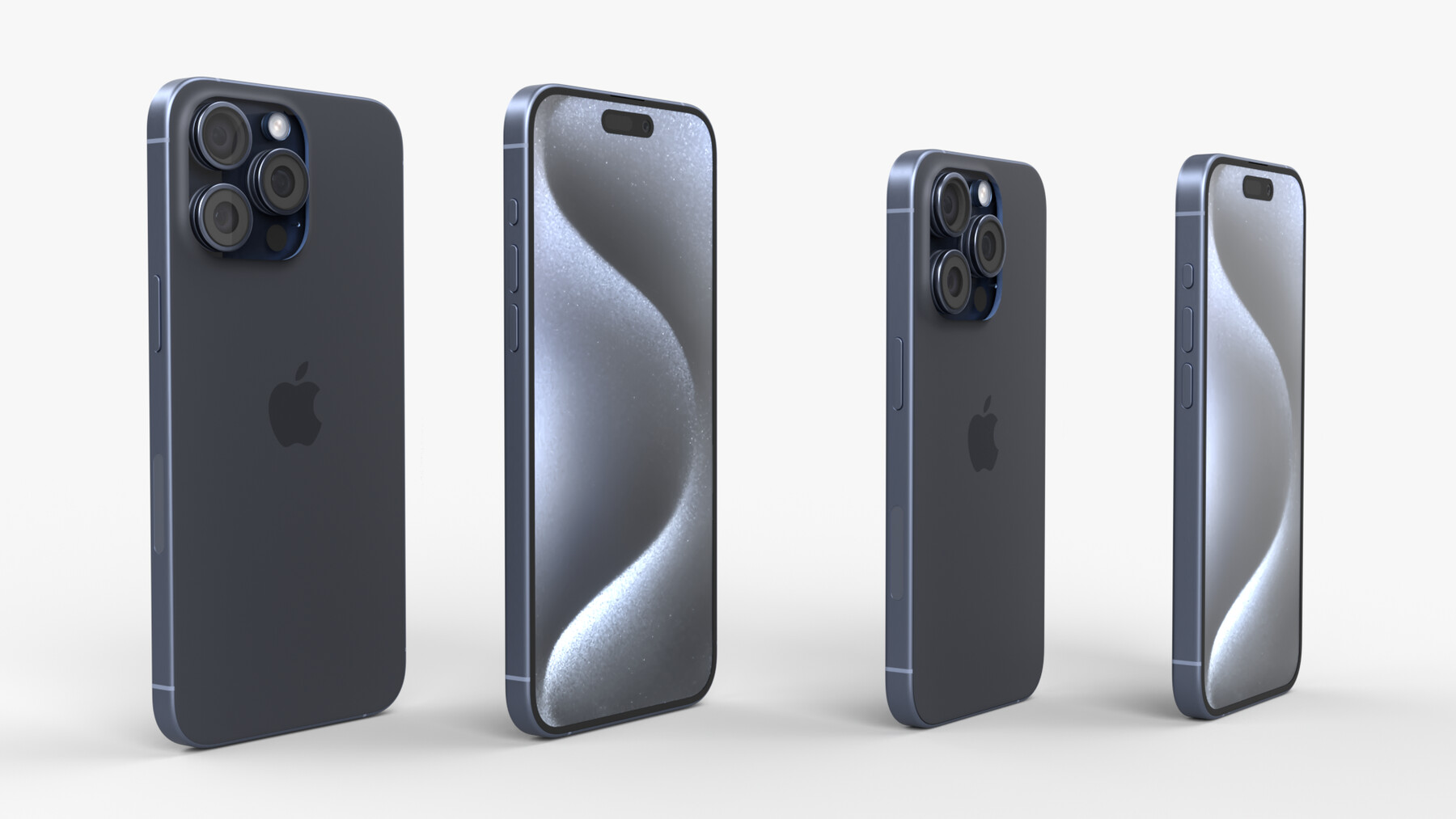 ArtStation - Apple iphone 15 pro and pro max all colors 2024 | Game Assets