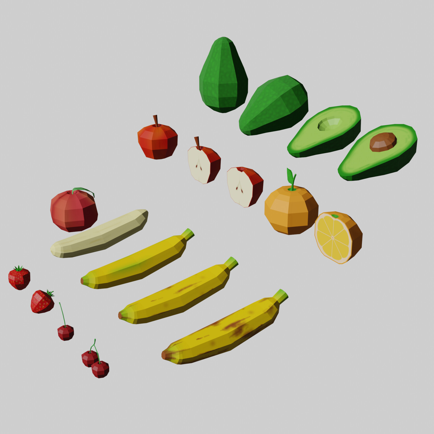 ArtStation - Sliced Fruits Pack