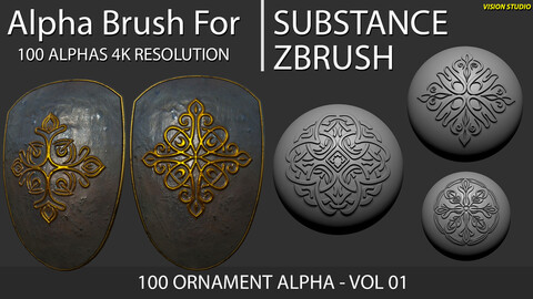 Ornament Alpha Brush_Vol01