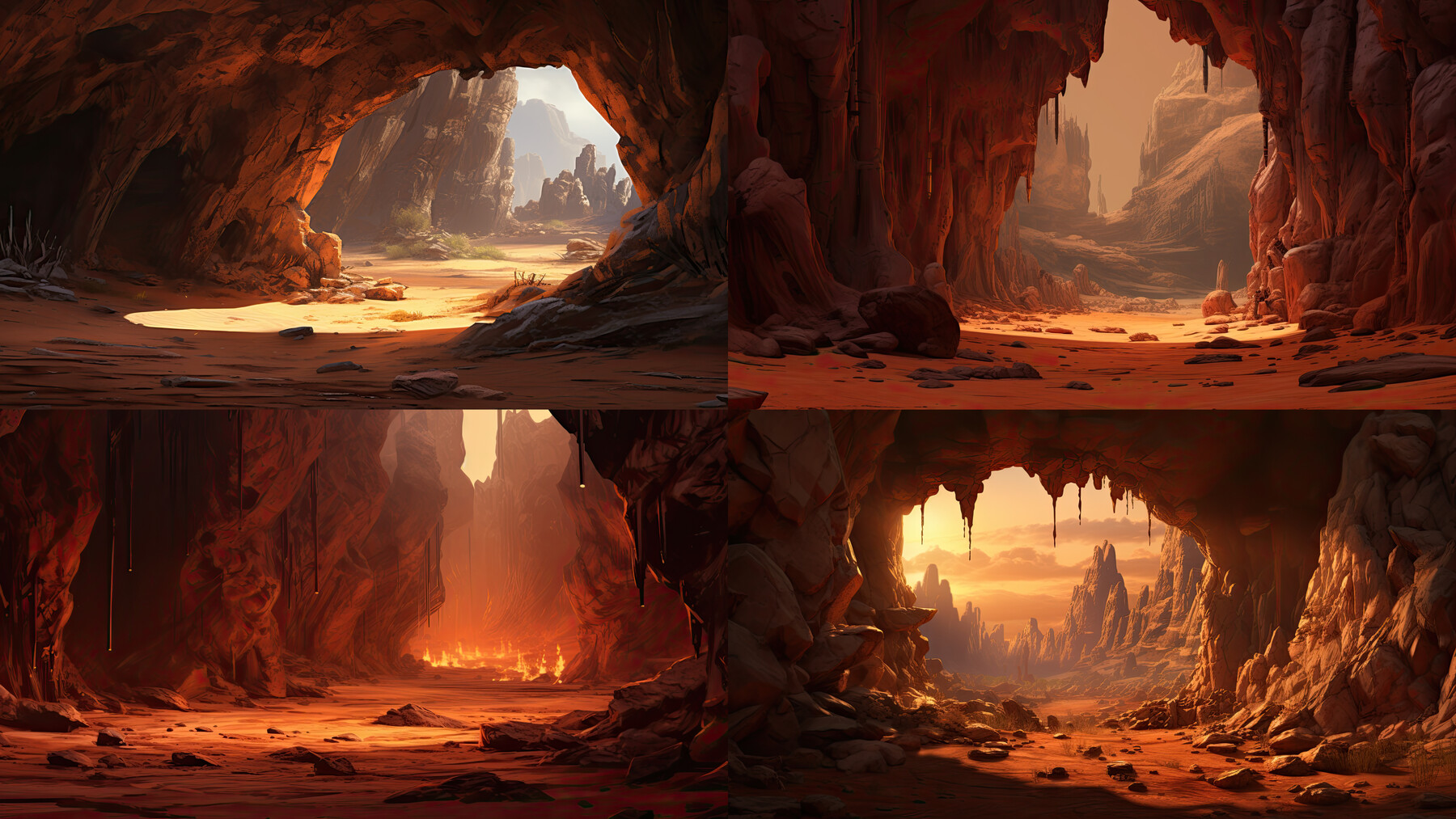 Cave Entrance Background Pack