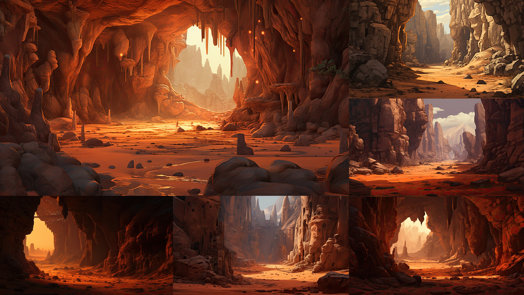 Cave Entrance Background Pack