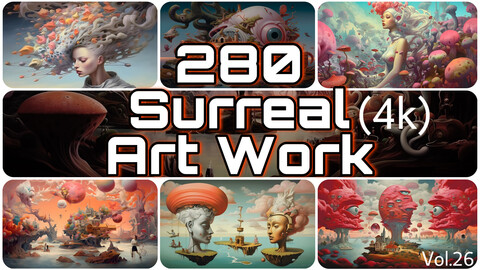 +200 Surreal Art work Concept(4k)