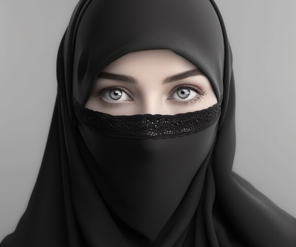 ArtStation - OHG-Muslim Woman Wearing A Veil | Artworks