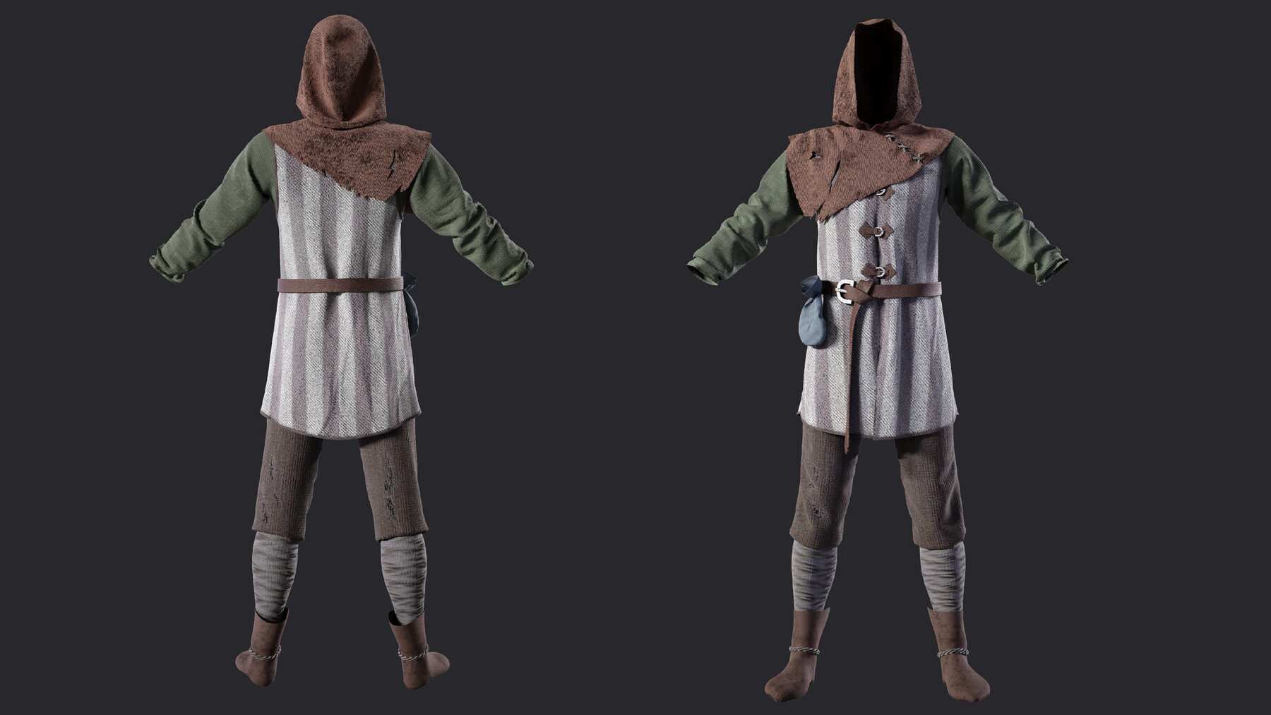 Artstation - Medieval Renaissance Male Clothes + Shoes 