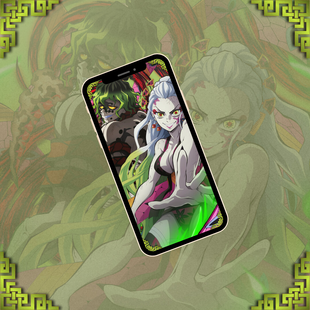 ArtStation - Daki & Gyutaro Wallpaper Collection (12 Wallpapers) | Artworks