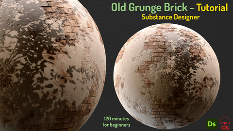 Substance Designer Old Grunge Brick Creation