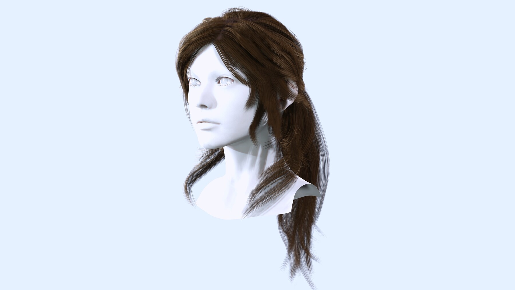 ArtStation - Realistic Long Female hair