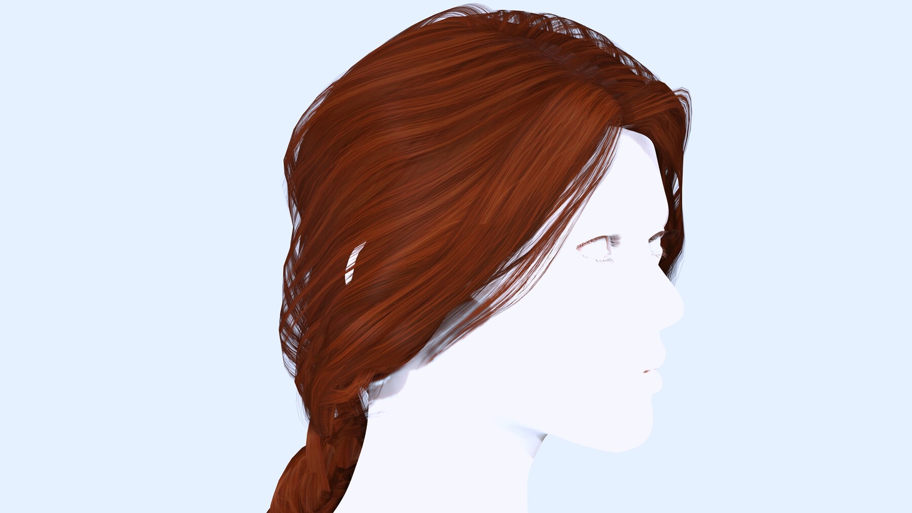 ArtStation - Realistic Female Braided Hair