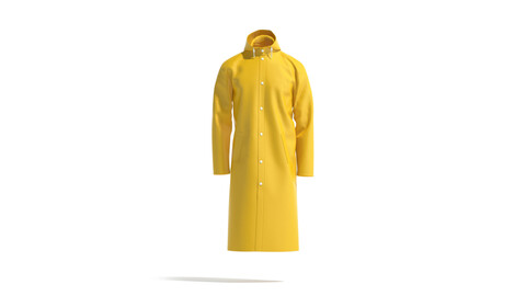 Yellow Rain Coat - waterproof raincoat jacket