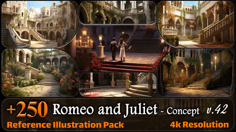 250 Romeo and Juliet Concept Reference Pack | 4K | v.42