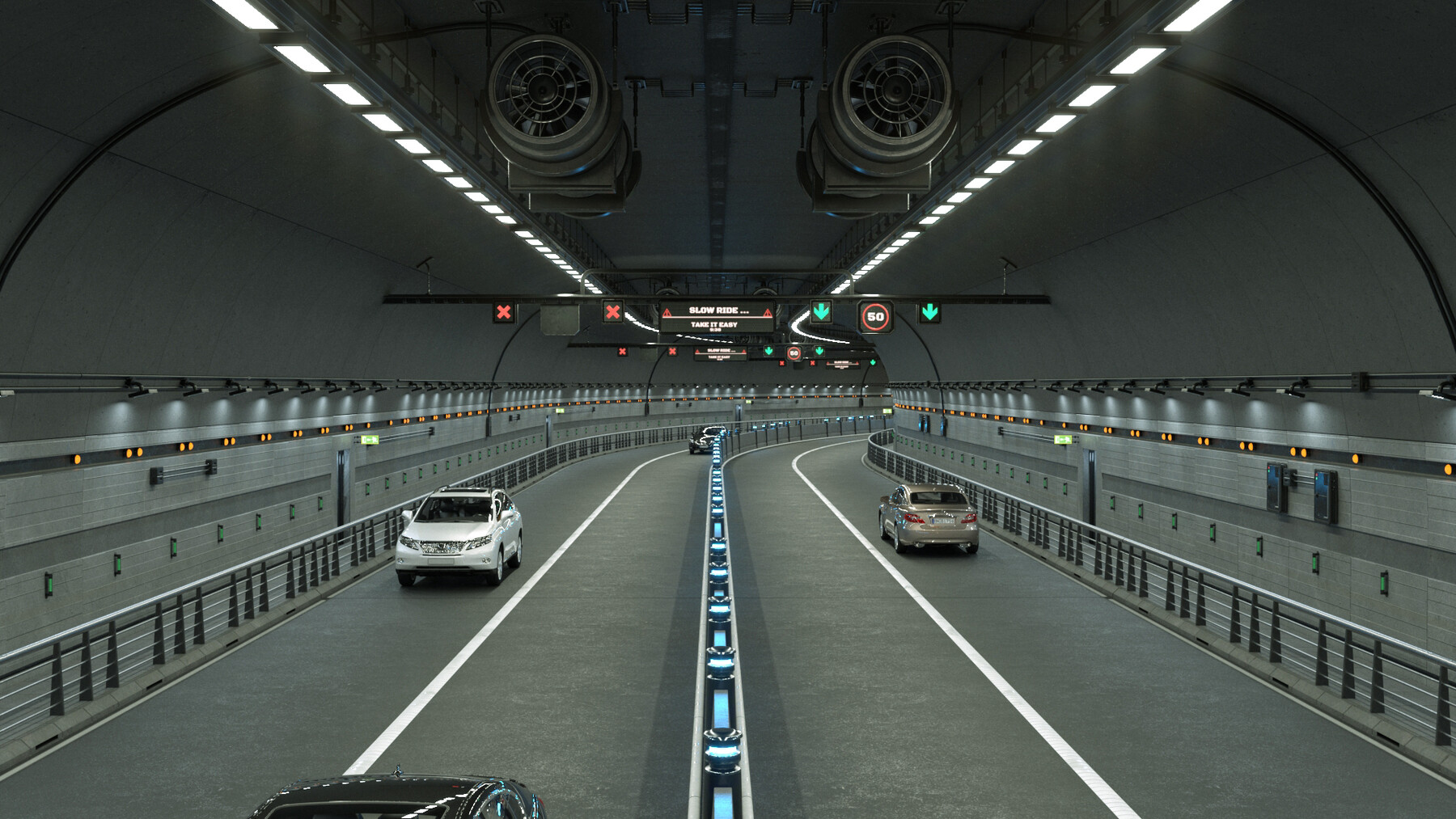 ArtStation - road tunnel 3D model | Resources