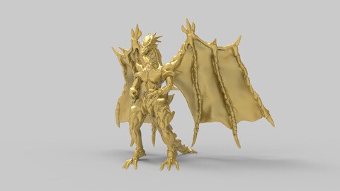 Dragon man 3D-print model file