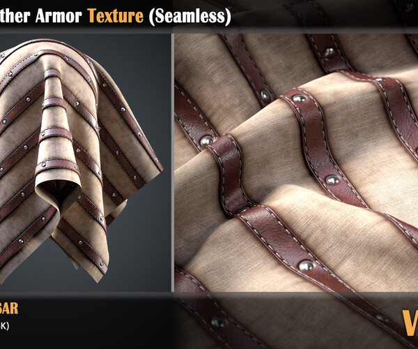 ArtStation 20 PBR Leather Armor Texture Seamless VOL 4 Resources   File 