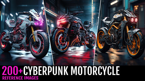 200+ CYBERPUNK HEAVY SPORT MOTORCYCLE