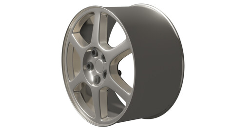 Mitsubishi Lancer Evolution Rims - 3D