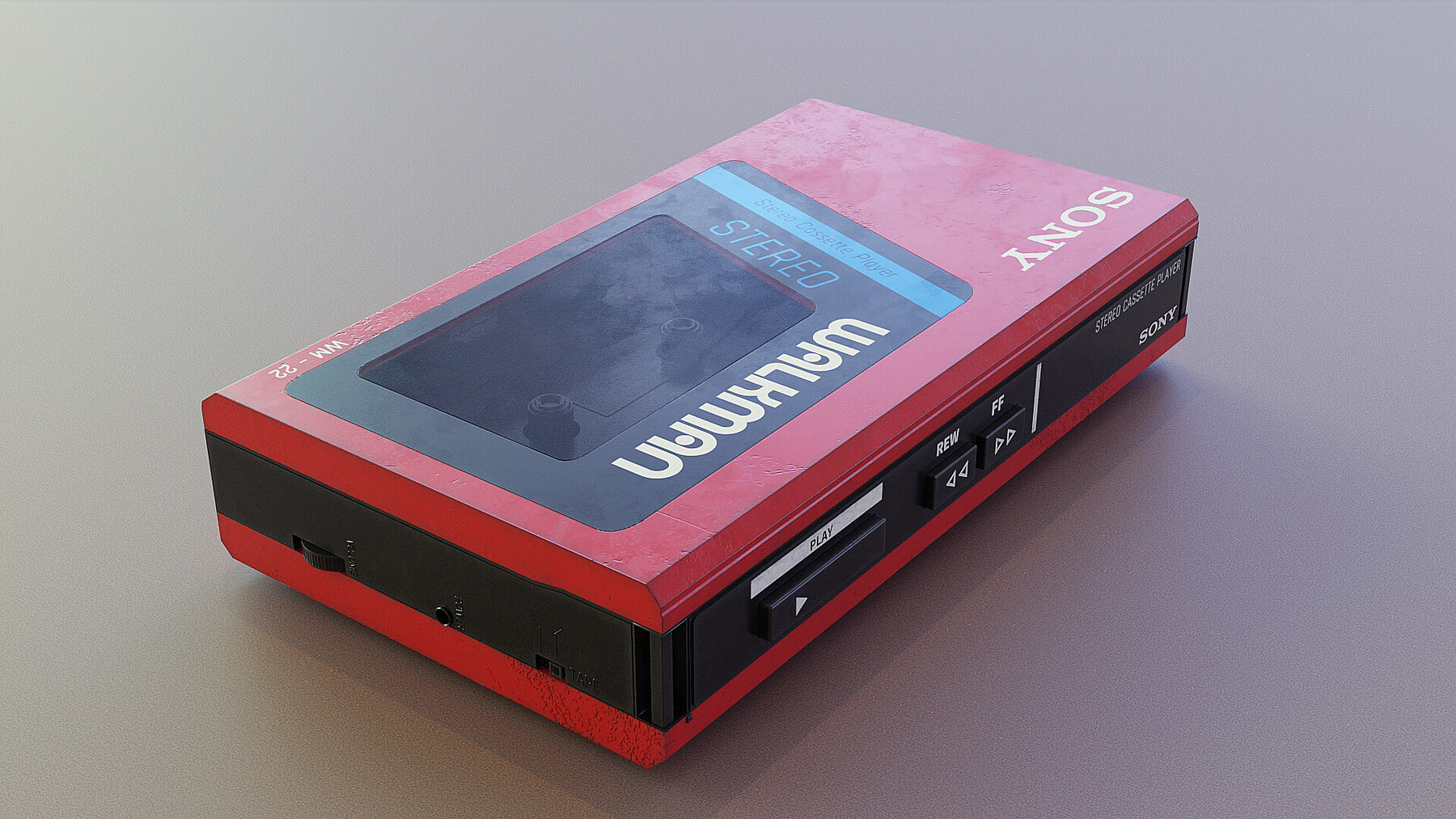 ArtStation - Creating a Sony Walkman in Blender and Substance Painter ...