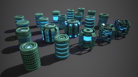 Sci-Fi Cylinder Version One