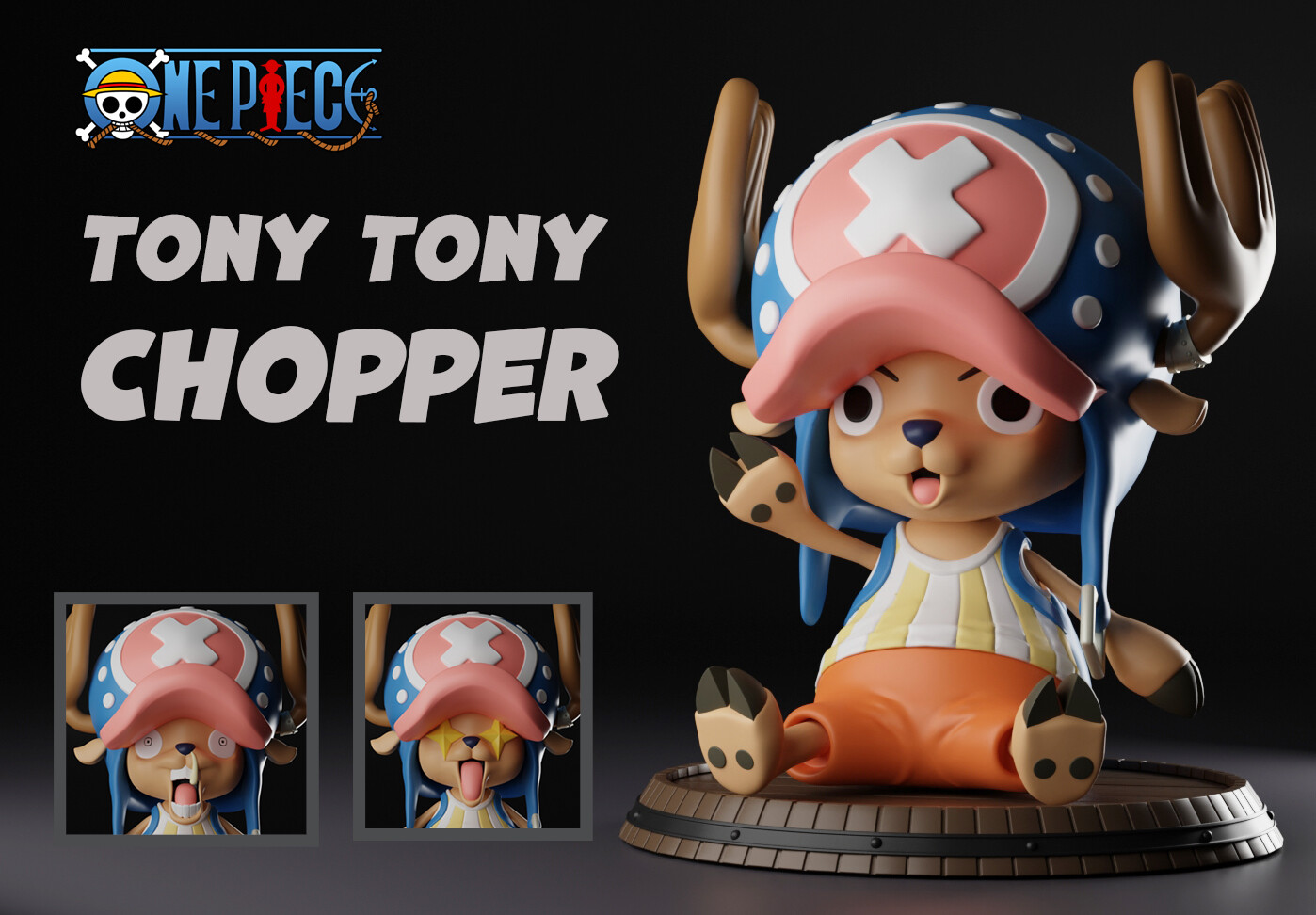 ArtStation - ONE PIECE TONY TONY CHOPPER | Resources