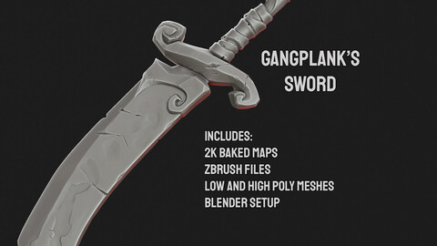 Gangplank Sword [For educational purpose only]