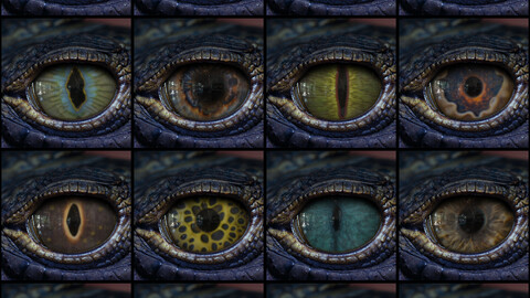 Creature Eyes Vol 10 = PBR