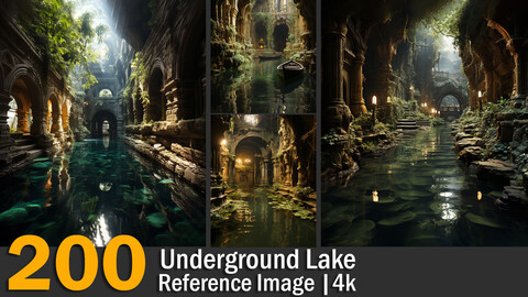 Underground Lake | Reference Images | 4K