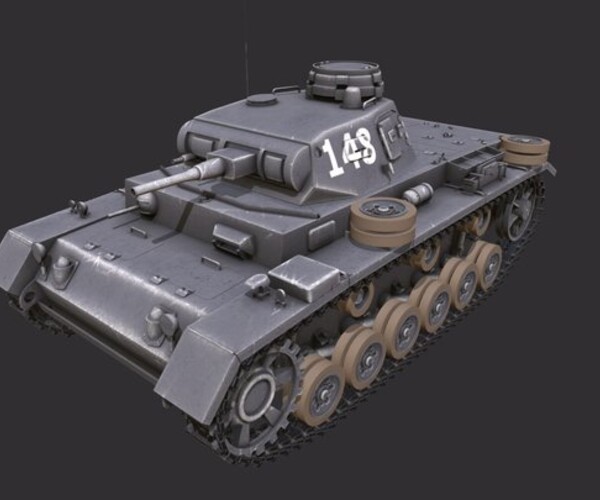 ArtStation - PzKpfw III - Panzer 3 Ausf. E | Resources