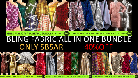 BLING FABRIC ALL IN ONE BUNDLE (ONLY SBSAR) 40%OFF