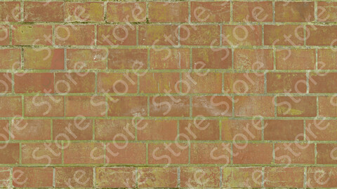 Bricks Texture 2k (2048*2048) | PNG 14 | JPG 14 File Formats All Texture Apply After Object Look Like A 3D