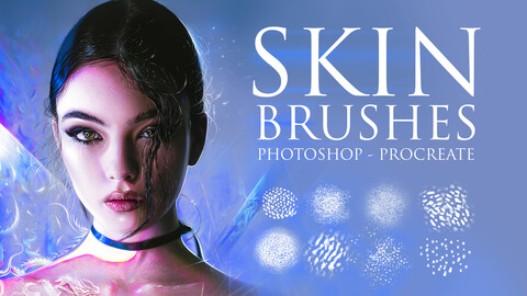 Skin Brushes for Photoshop and Procreate