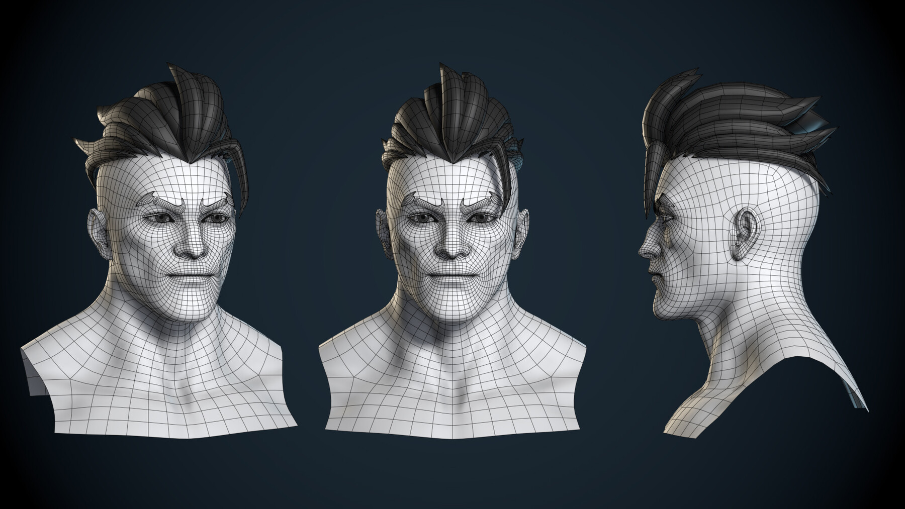 Artstation Stylized Male Basemesh Game Ready Rocky Resources