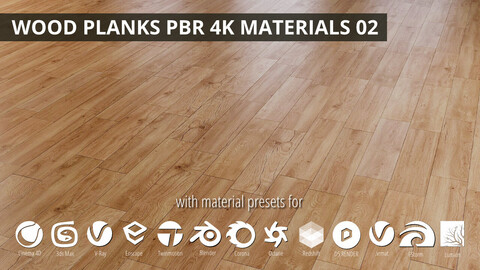Wood Planks 02 PBR 2K/4K Materials