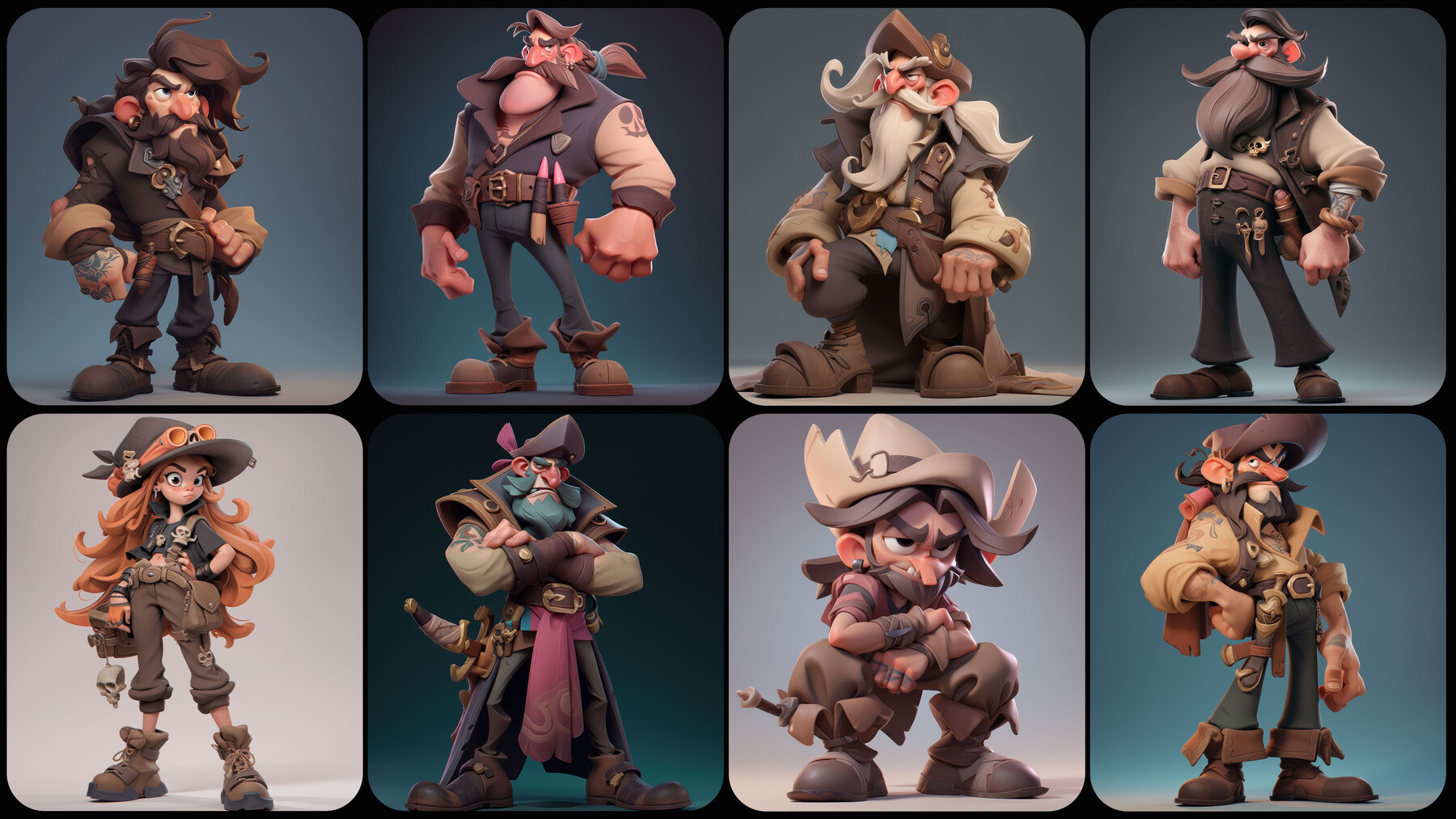 ArtStation - Stylized Pirate Props-4K-Stylized References Pack