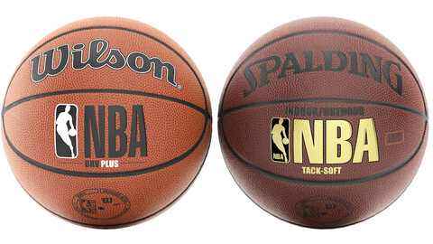 ArtStation - Spalding NBA Official Basketball Game Balls Pack