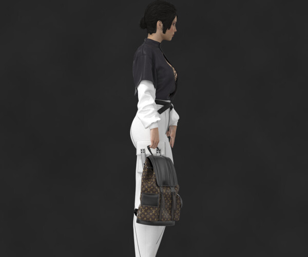 ArtStation - Gucci BackPack OBJ mtl FBX ZPRJ