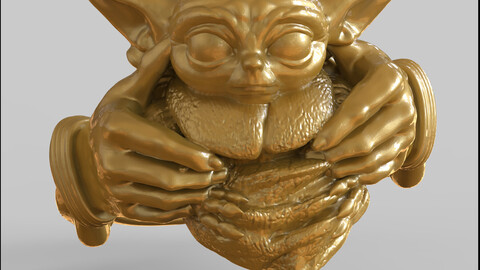 Baby Yoda Ring 3D-print file