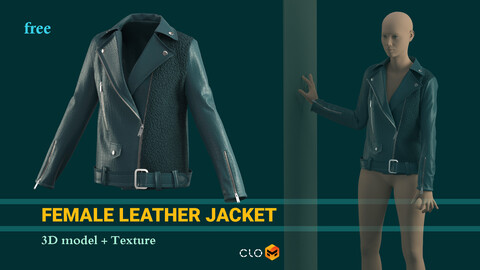 FEMALE LEATHER JACKET . CLO , MD projects