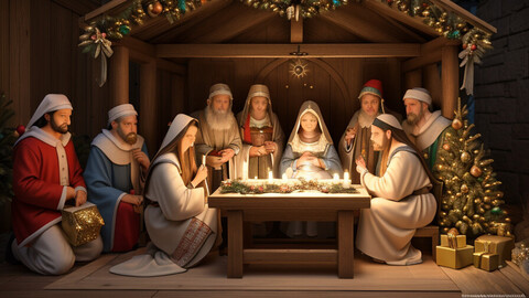 CHRISTMAS NATIVITY 3D FOR 1$ ONLY. 90%  DISCOUNT,