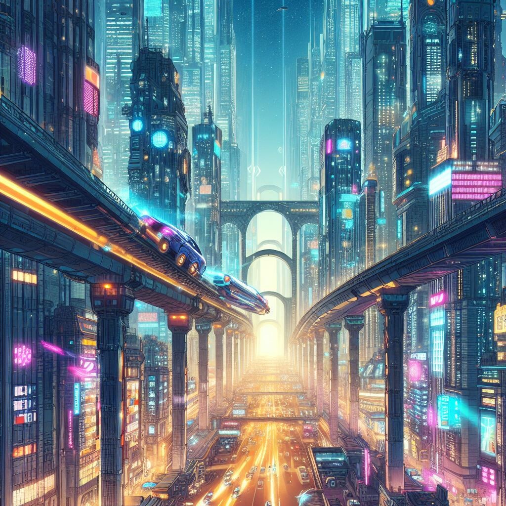 ArtStation - Cyberpunk City Highways | Artworks